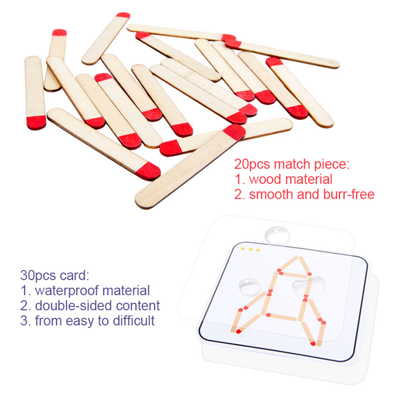 Montessori Matches Puzzles Gam - Board Game Fun recensione e prezzo