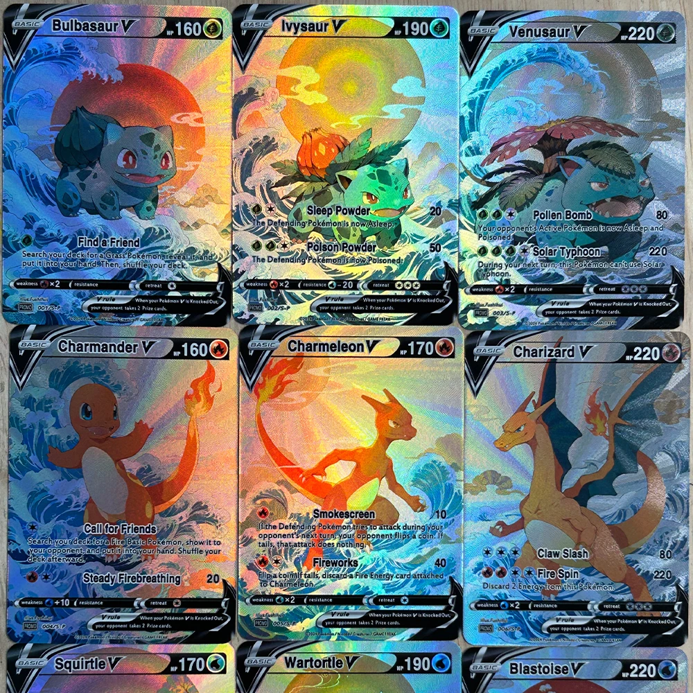 9Pcs/set DIY Anime PTCG Collec - Board Game Diy recensione e prezzo