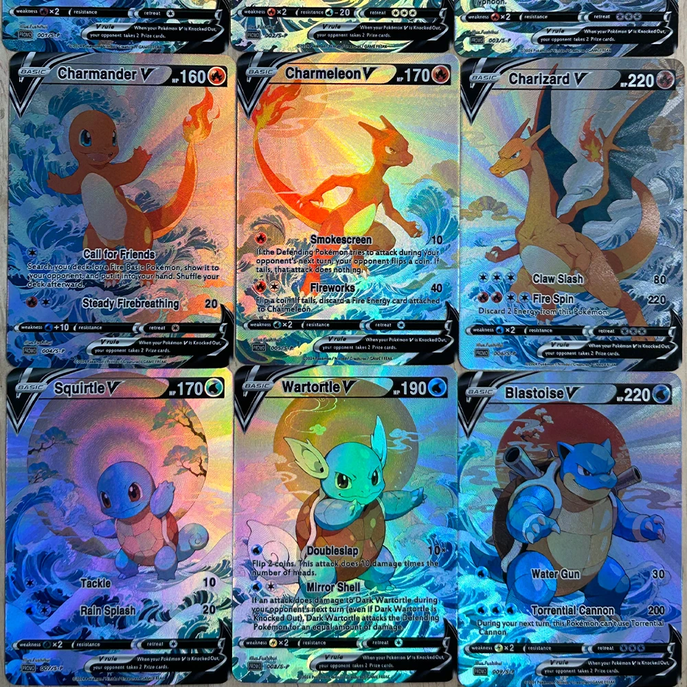 9Pcs/set DIY Anime PTCG Collec - Board Game Diy recensione e prezzo