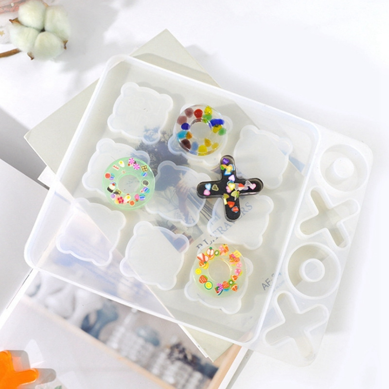 ABIYY-Tic Tac Toe Game Resin M - Board Game Diy recensione e prezzo