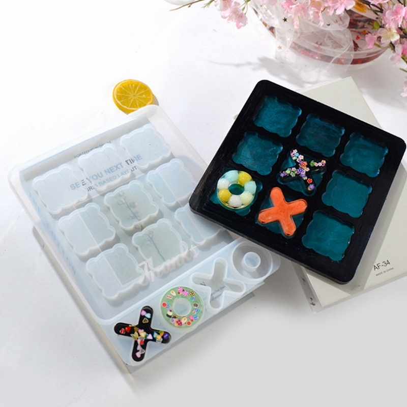 ABIYY-Tic Tac Toe Game Resin M - Board Game Diy recensione e prezzo