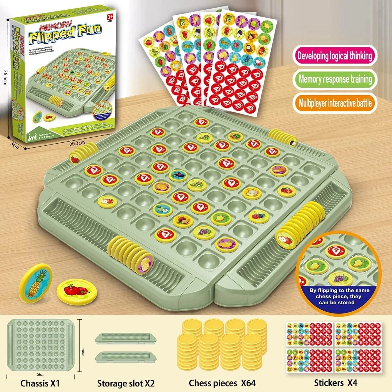 Fruit Flip Chess Memory Match  - Strategy Board Game recensione e prezzo