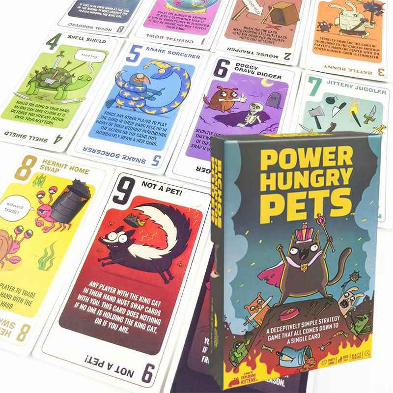 Power Hungry Pets Card Game Fa - Strategy Board Game recensione e prezzo