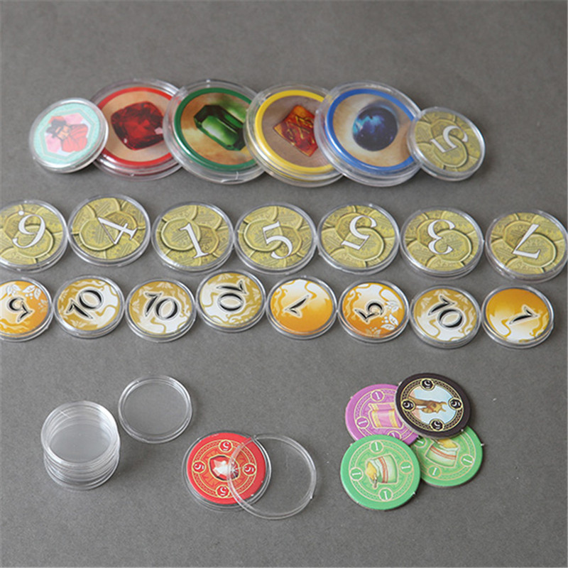 20/50Pcs 15Sizes 18-45mm Clear - Board Game With Chips recensione e prezzo