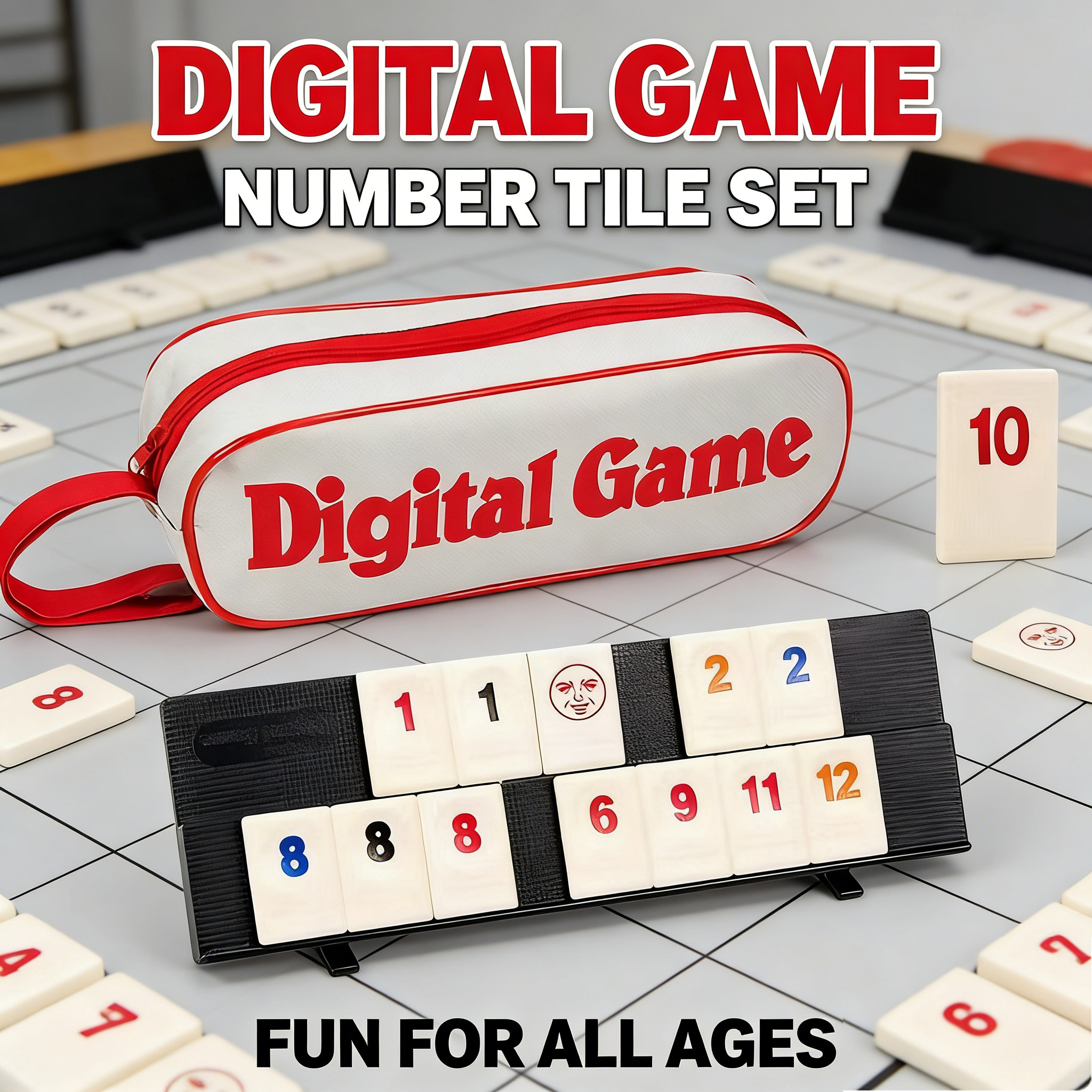 Rummy Cube Game with 4 Racks,R - Board Game Sequence recensione e prezzo