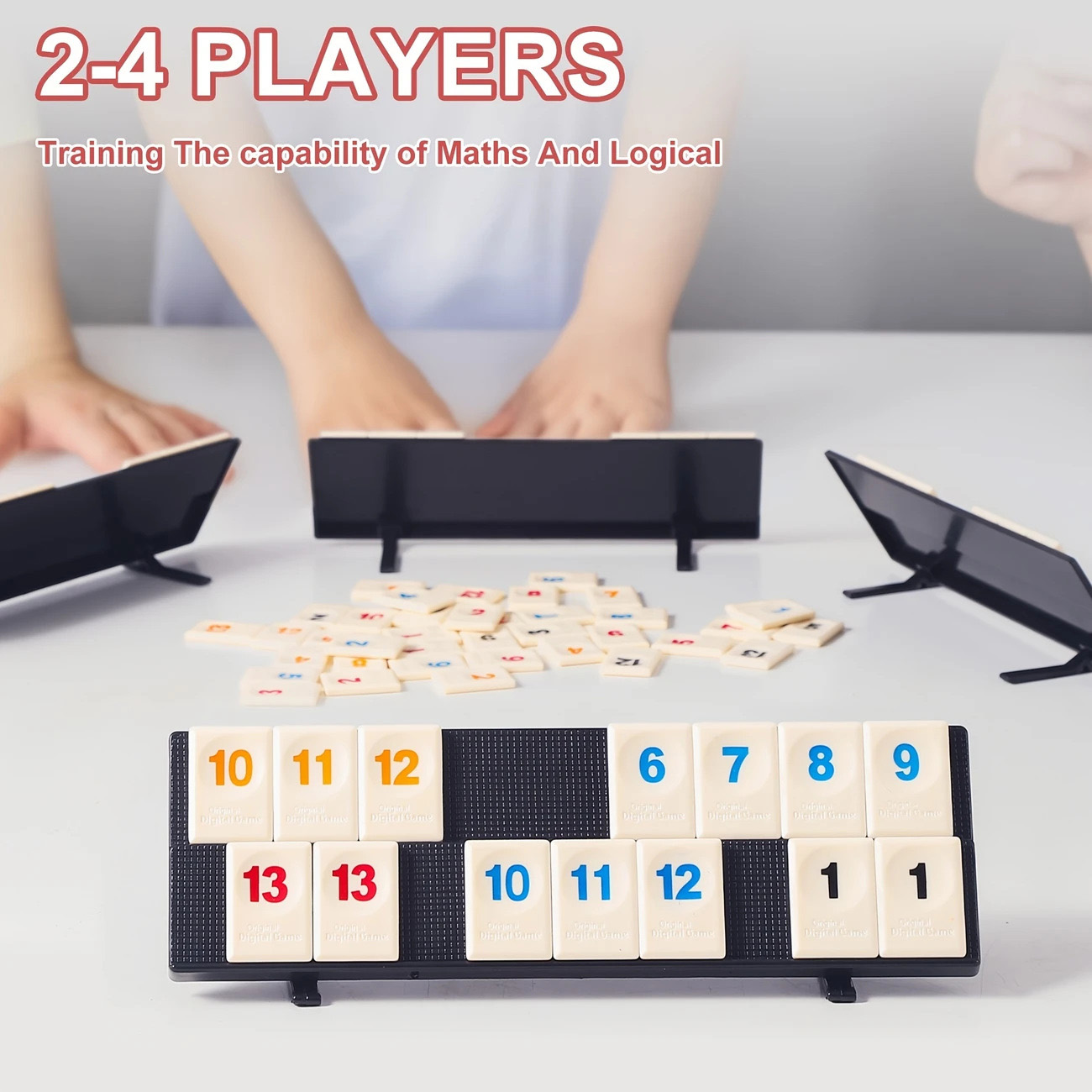 Rummy Cube Game with 4 Racks,R - Board Game Sequence recensione e prezzo