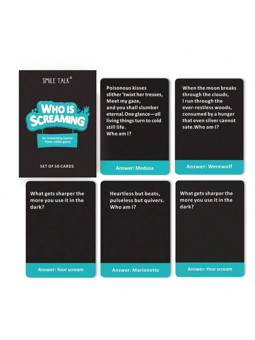 Who Am I Horror Card Game, Int - Board Game Horror recensione e prezzo