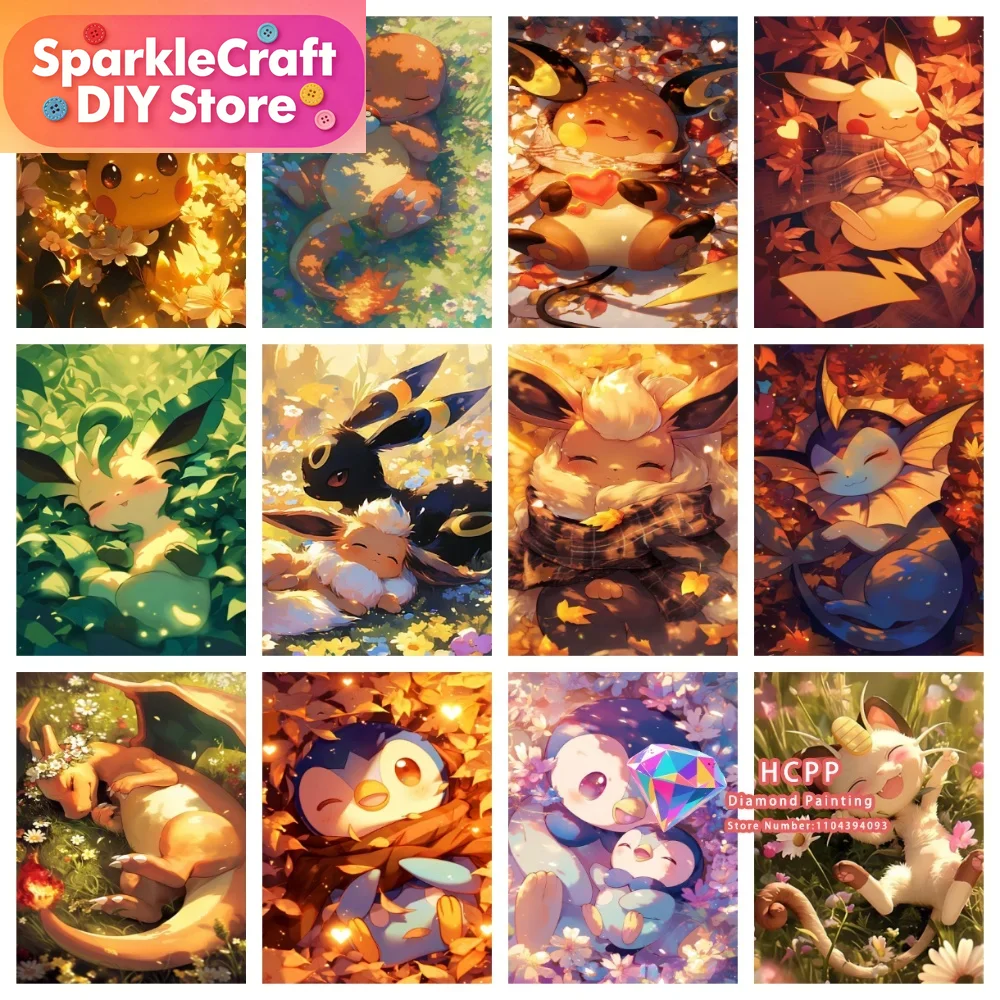 1pc frameless Cartoon Pokemon  - Board Game Diy recensione e prezzo