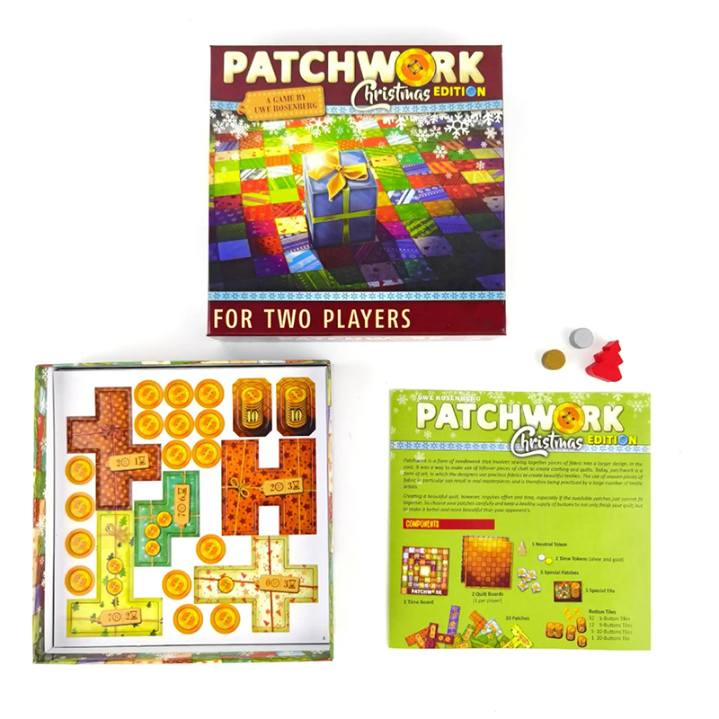 New Patchwork Christmas Board  - Board Game Sequence recensione e prezzo