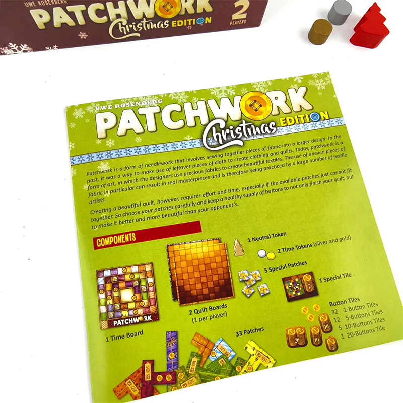 New Patchwork Christmas Board  - Board Game Sequence recensione e prezzo