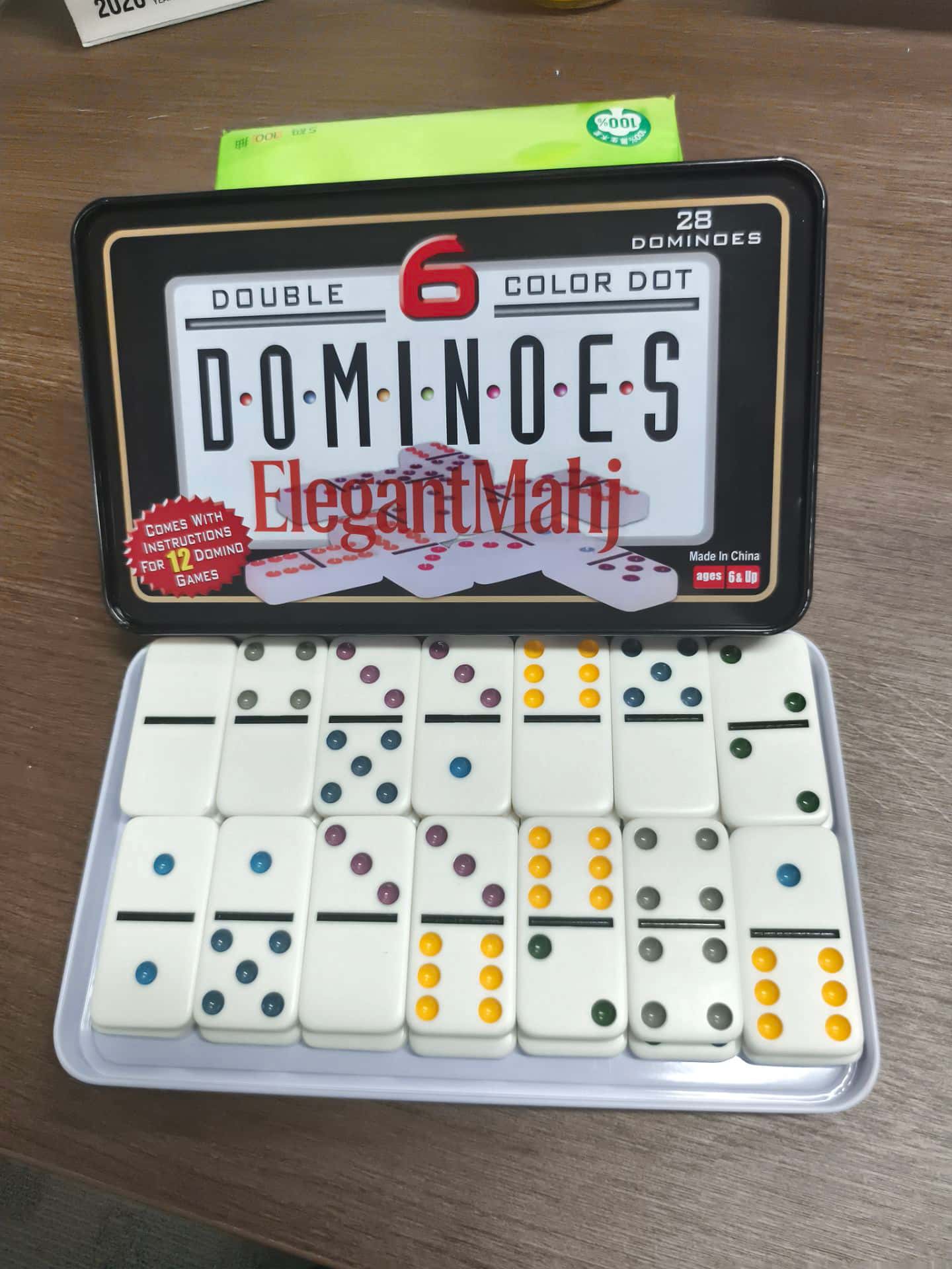 ElegantMahj Double Six Dominoe - Board Game Box recensione e prezzo