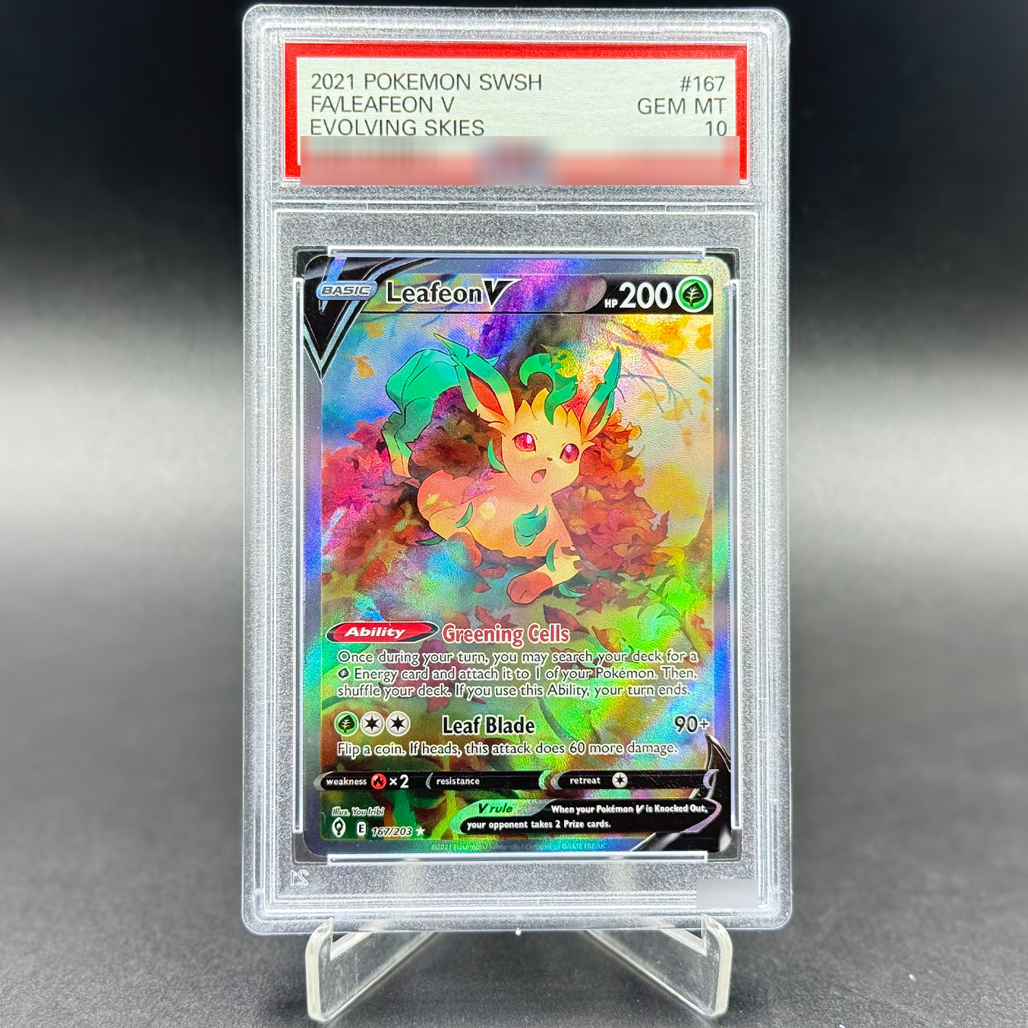 PKM Leafeon V 167/203 Alt Art  - Board Game Pokemon recensione e prezzo