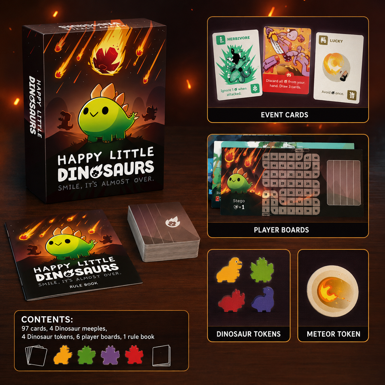 Happy Little Dinosaurs Cute Su - Strategy Board Game recensione e prezzo