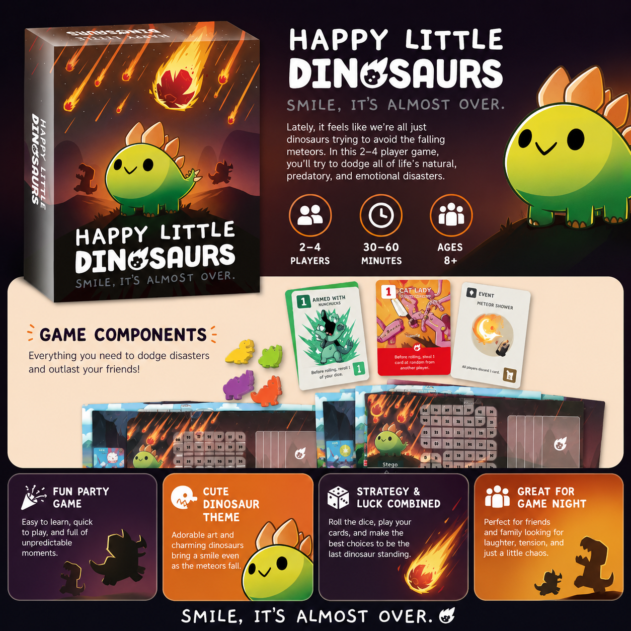 Happy Little Dinosaurs Cute Su - Strategy Board Game recensione e prezzo