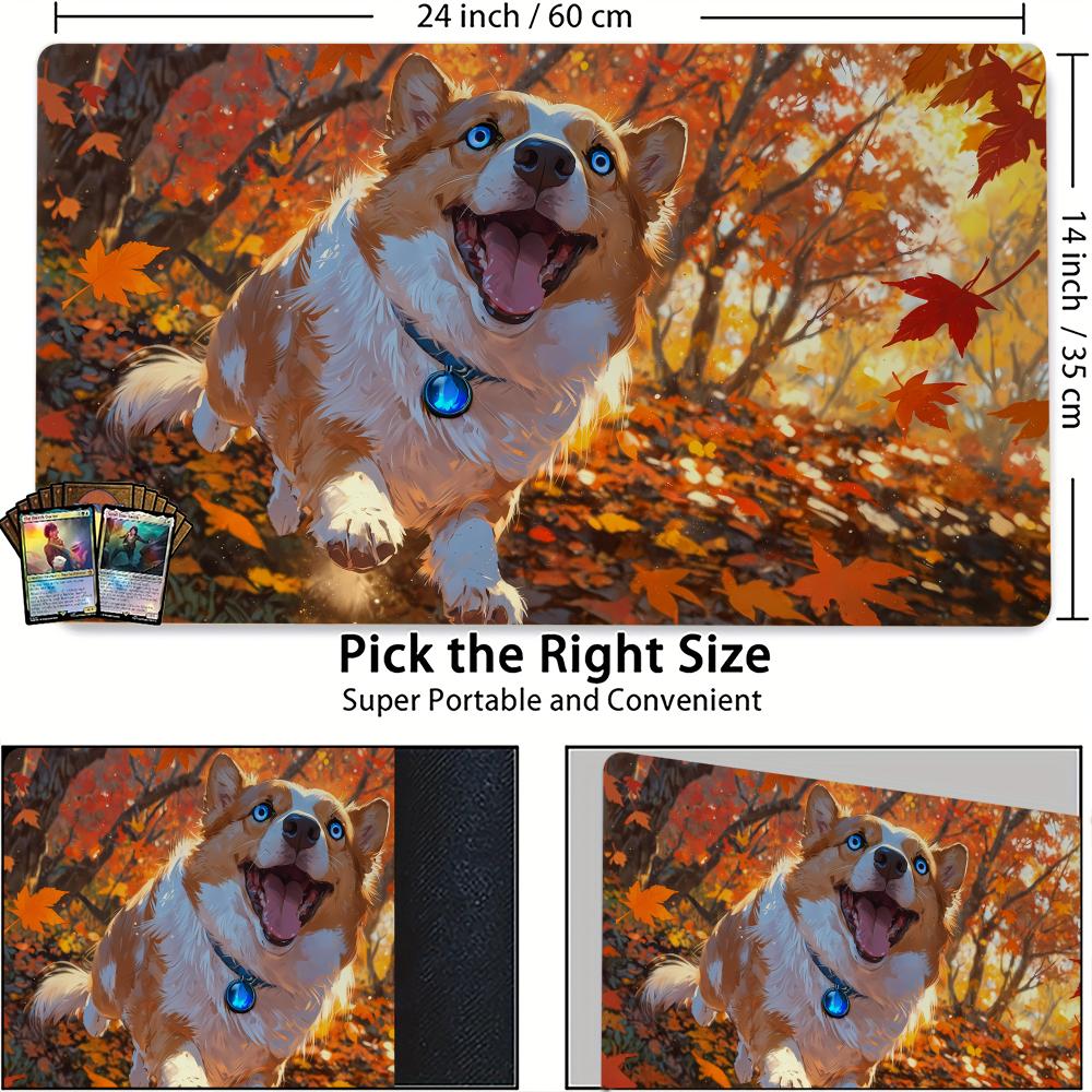 Energetic Corgi MTG Playmat Ma - Board Game Print recensione e prezzo