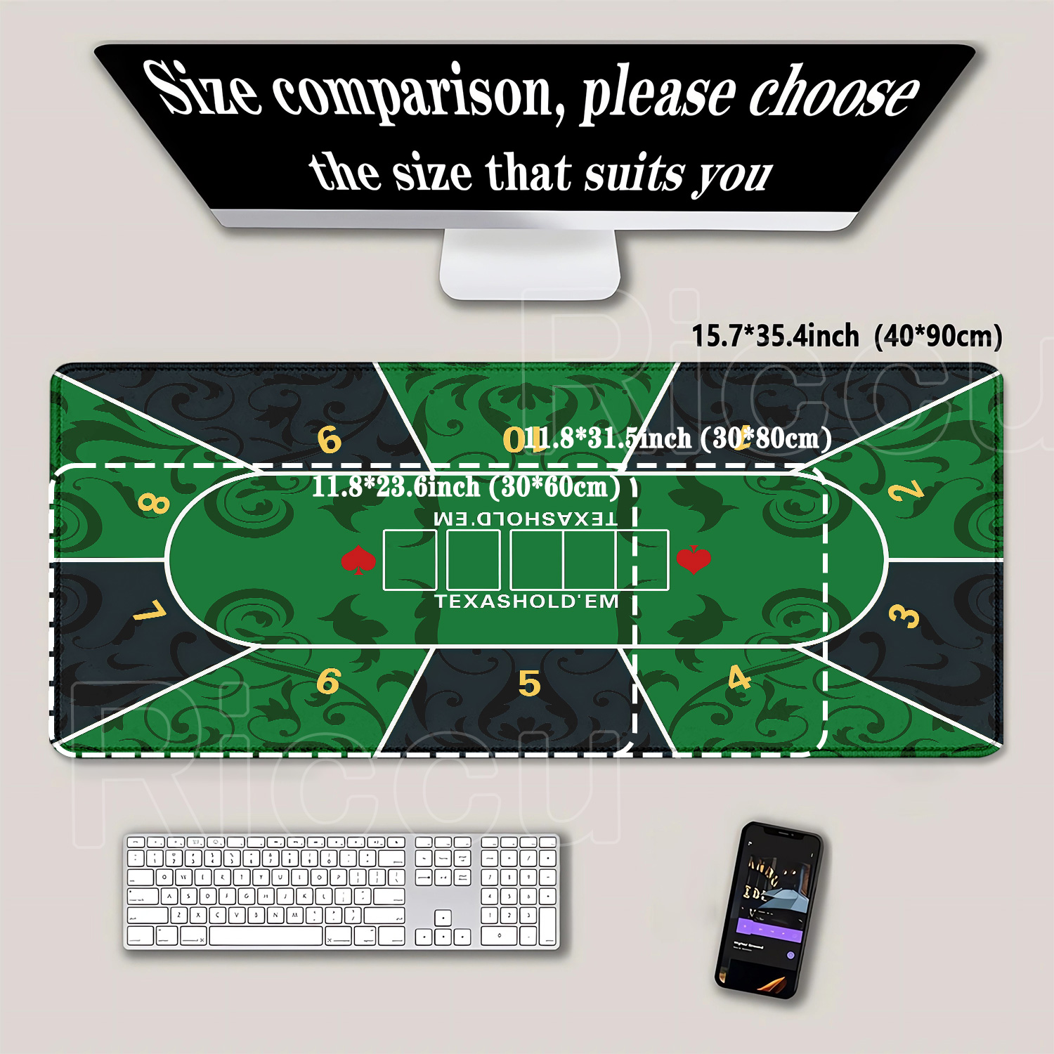 Mousepad Texas Hold’em poker R - Board Game Print recensione e prezzo