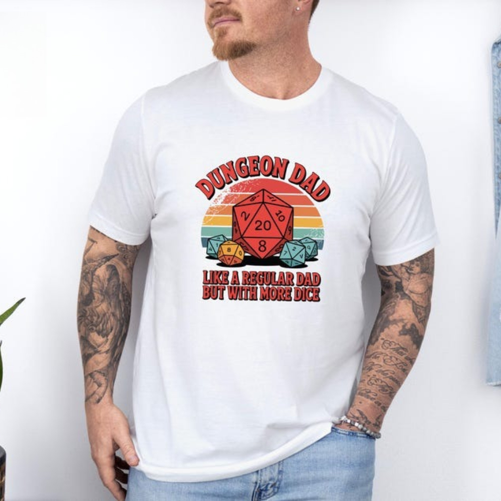 Dungeon Dad Shirt Funny Dungeo - Board Game Print recensione e prezzo