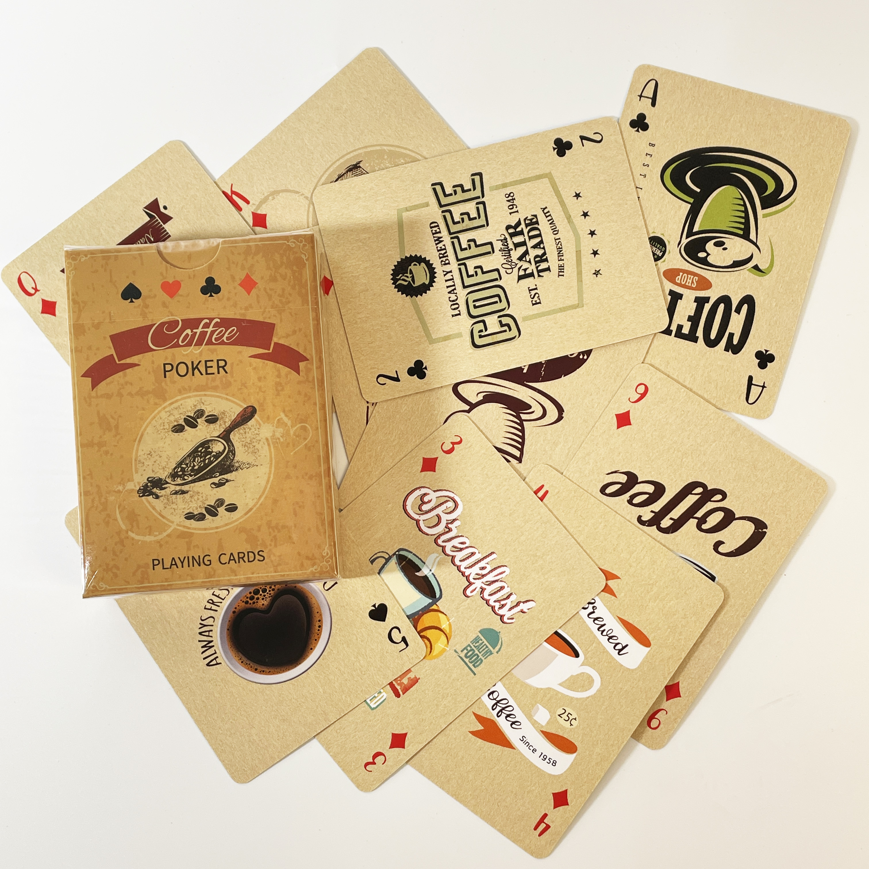 1Set Vintage Coffee bean Playi - Board Game Print recensione e prezzo
