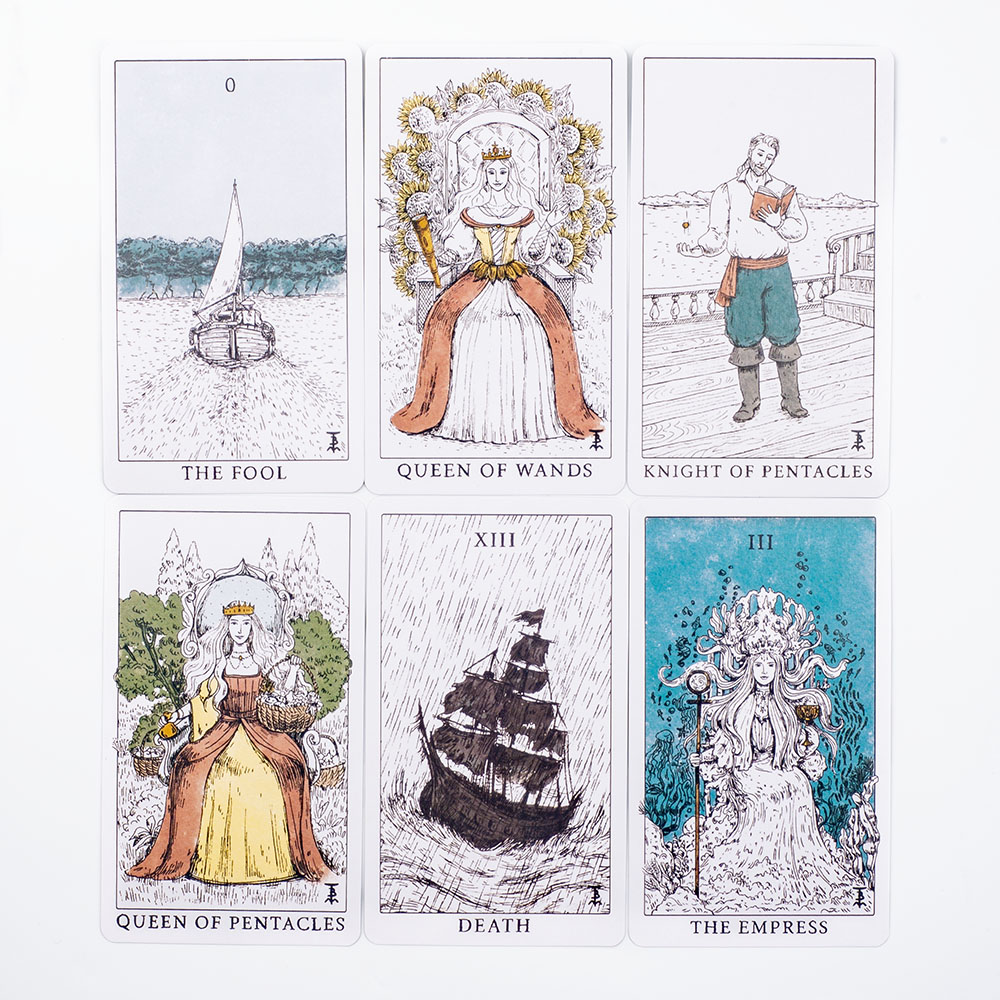 Ocean Themed Tempest Tarot  De - Board Game Quantum recensione e prezzo